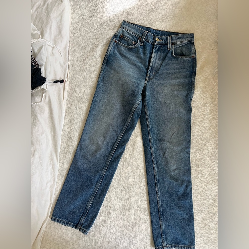 B Sides Louis High Rise in Sydney Clean Blue, size 25